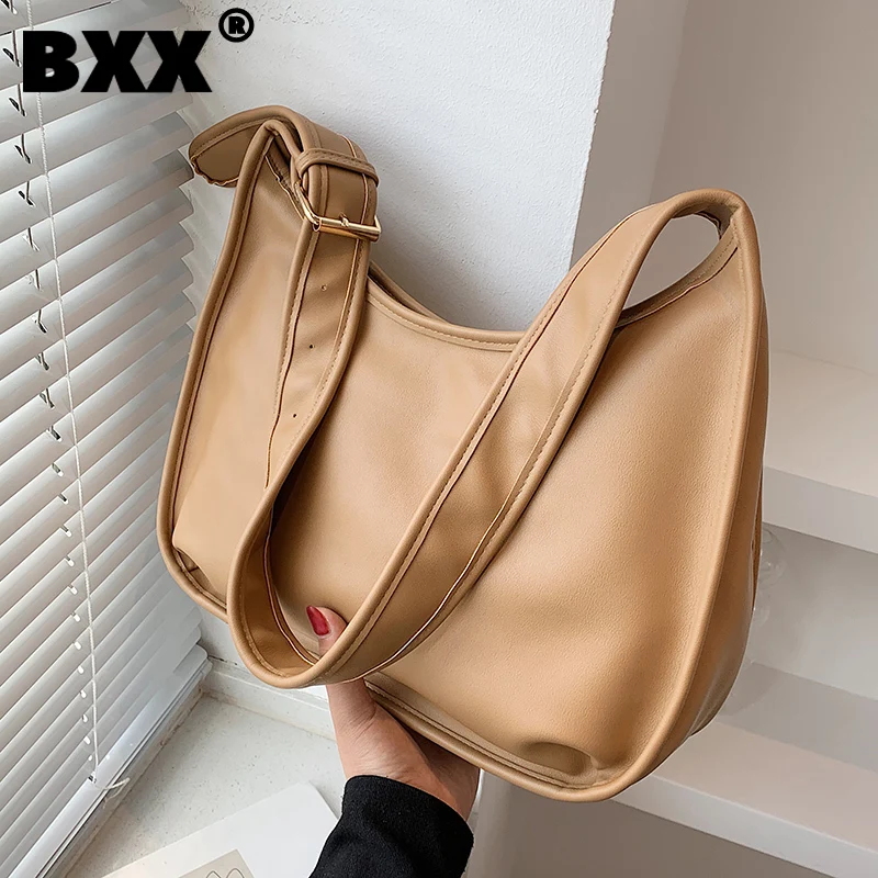 

[BXX] вместительные женские сумки через плечо из искусственной кожи 2021 Осенняя брендовая сумка через плечо сумки трендовая Роскошная сумочка...