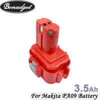 bonadget 3500mah 9 6v 3 5ah power tool battery for makita 9 6v lithium battery replace 9120 9122 9133 9134 9135 9135a 6222d 6260