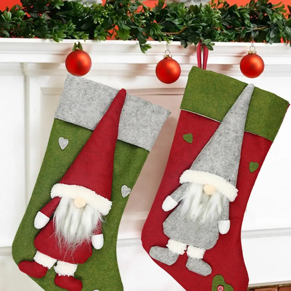 PATIMATE Рождественский чулок украшение на елку Рождественское для дома 2019 Navidad
