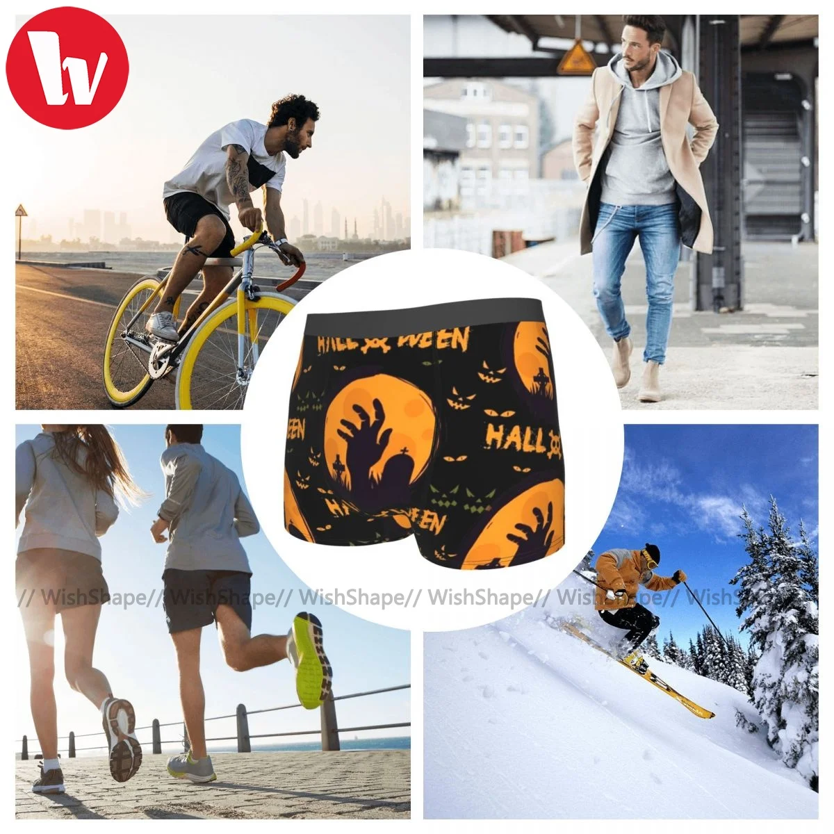 

Gravelord Underwear Sublimation Hot Polyester Trunk Customs Plain Youth Boxer Brief