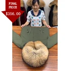 Парка мужская с натуральным мехом, Утепленная зимняя шуба из настоящего мускрата, воротник из натурального меха accon, с меховой подкладкой