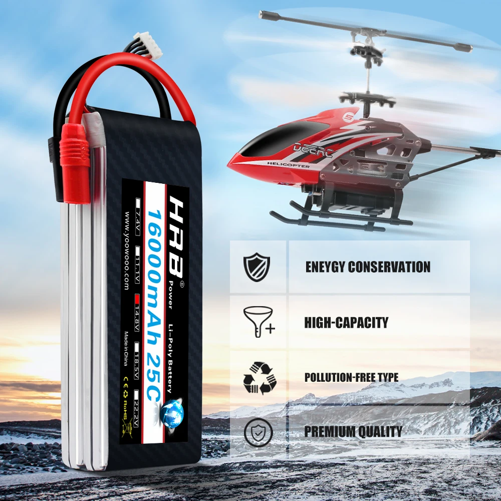 Аккумулятор Lipo для радиоуправляемого велосипеда 14 8 в 16000 мАч 25C XT150 48 В 16 Ач |