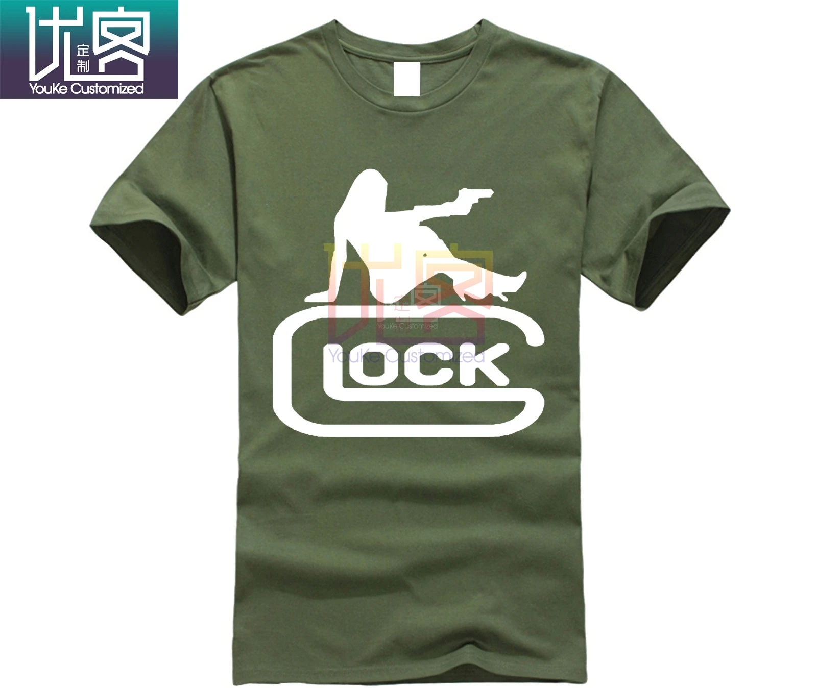 2019 Модная брендовая футболка Glock UniqueT shirt 100% хлопковая с коротким рукавом Унисекс