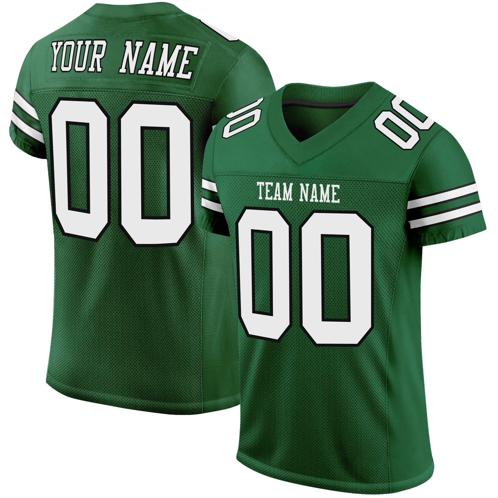 

Customized Football Jersey Stitch Team Name/Number Personalized Design Stretch Football Game Breathable Jersey for Men/Lady/Kids