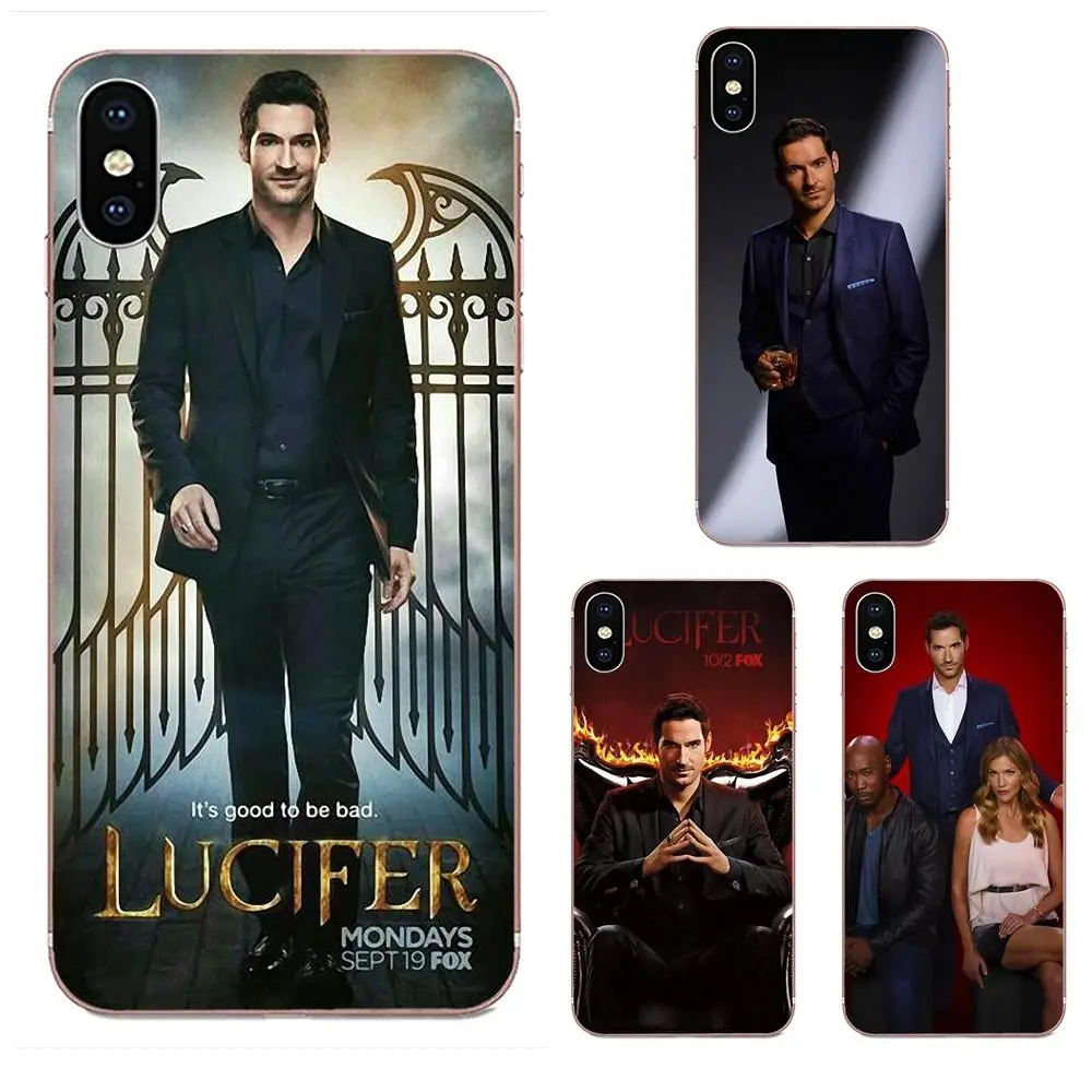 Тонкие задние Чехлы пленочные обои Lucifer для Samsung Galaxy J1 J3 J4 J5 J6 J7 A10 A20 A20E A3 A40 A5 A50 A7 2016
