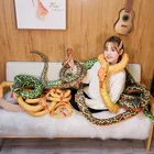 300 см реальная жизнь дневная бригантская боа Кобра Длинная Змея мягкая змея плюшевая красная желтая черная зеленая креативный декоративный подарок