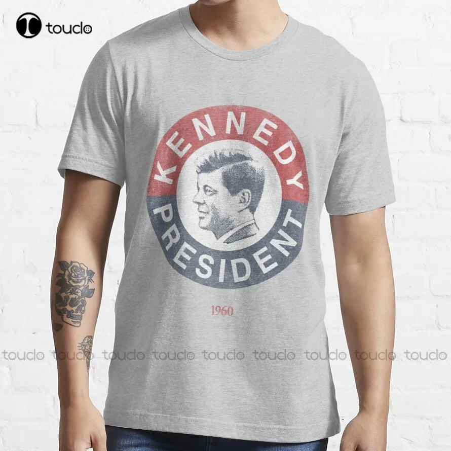 

Vintage 1960 Kennedy For President T-Shirt T-Shirt Beer Shirts For Women Custom Aldult Teen Unisex Digital Printing Tee Shirt