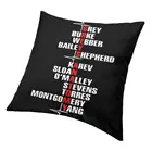 Серая анатомическая Вертикальная Подушка S Burke Webber Bailey Подушка Dakimakura Чехол наволочка Подушка Аниме подушка для тела