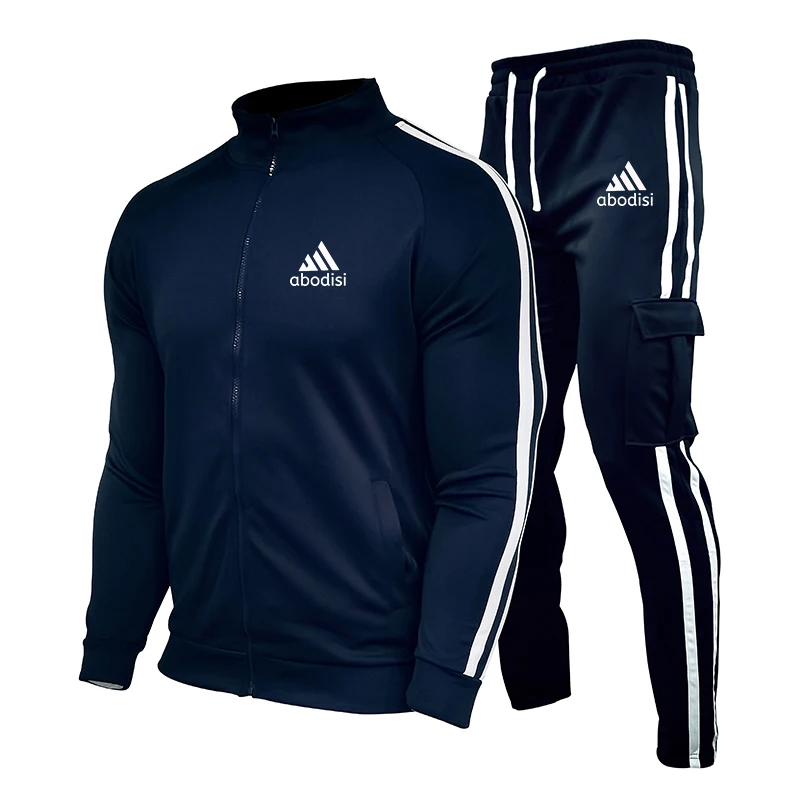 

Brand Fashion New Printing Casual Sport Sets Men's Spring And Autumn Thin Track And Field Sportswear Fitness Jogger Men's Sets
