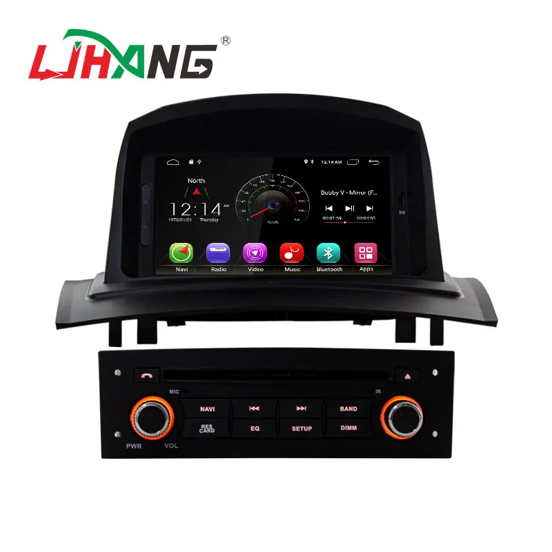 LJHANG Android 11 DSP carplay CAR DVD GPS FOR RENAULT MEGANE 2 GPS RADIO Car Multimedia Player Stereo AutoAudio GPS Navigation