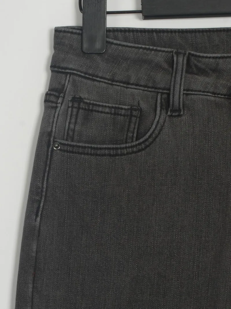 Женские брюки-карандаш Wixra Повседневные базовые обтягивающие джинсы с мехом