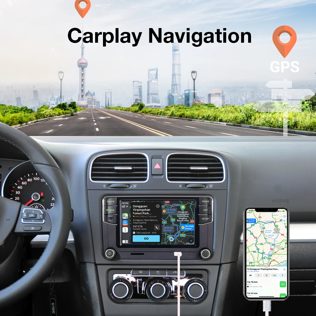 LEMON SHARK RCD360 PRO зеленый светильник автомобильное радио MIB Android авто Carplay навигация