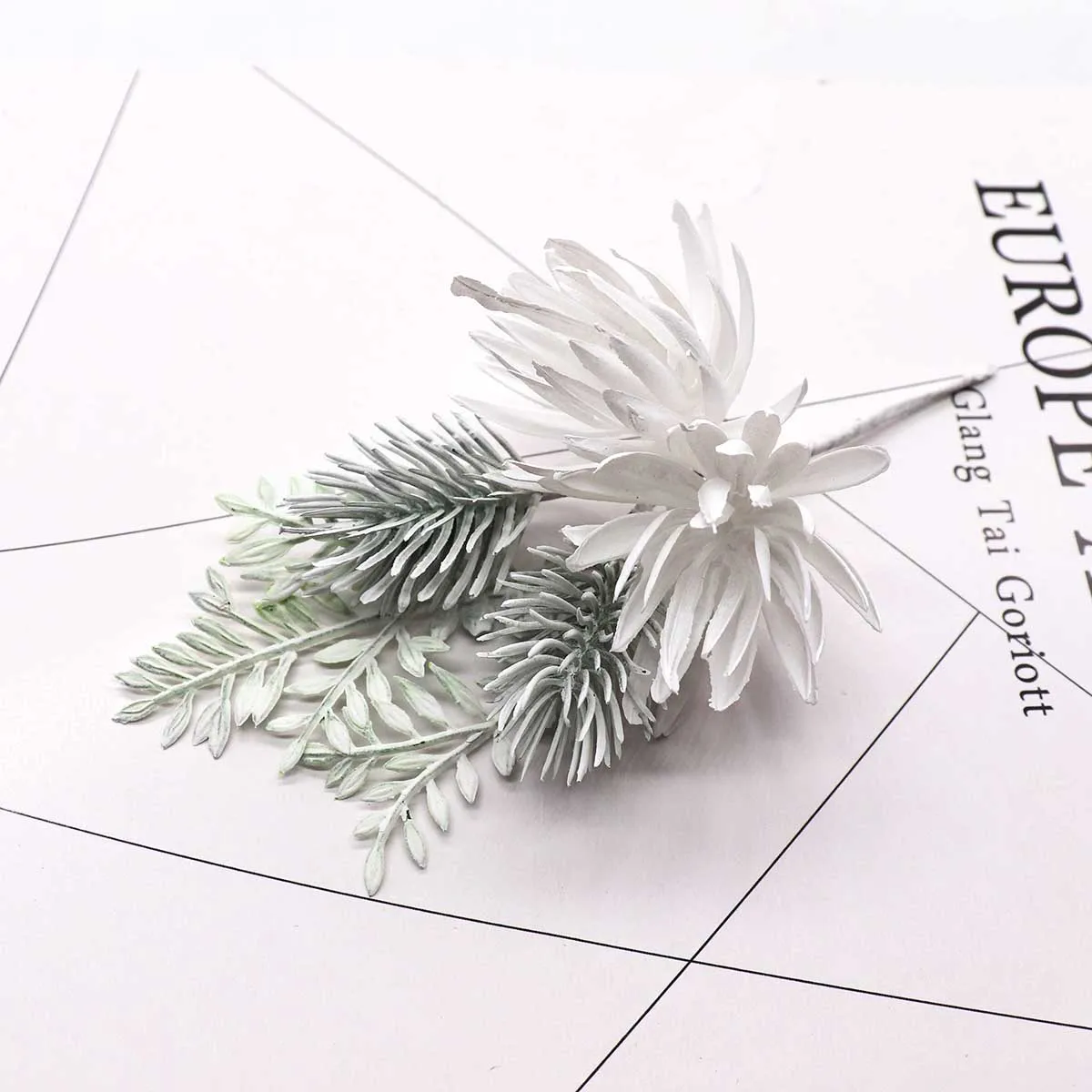 Искусственная Имитация травы папоры искусственные цветы для скрапбукинга DIY