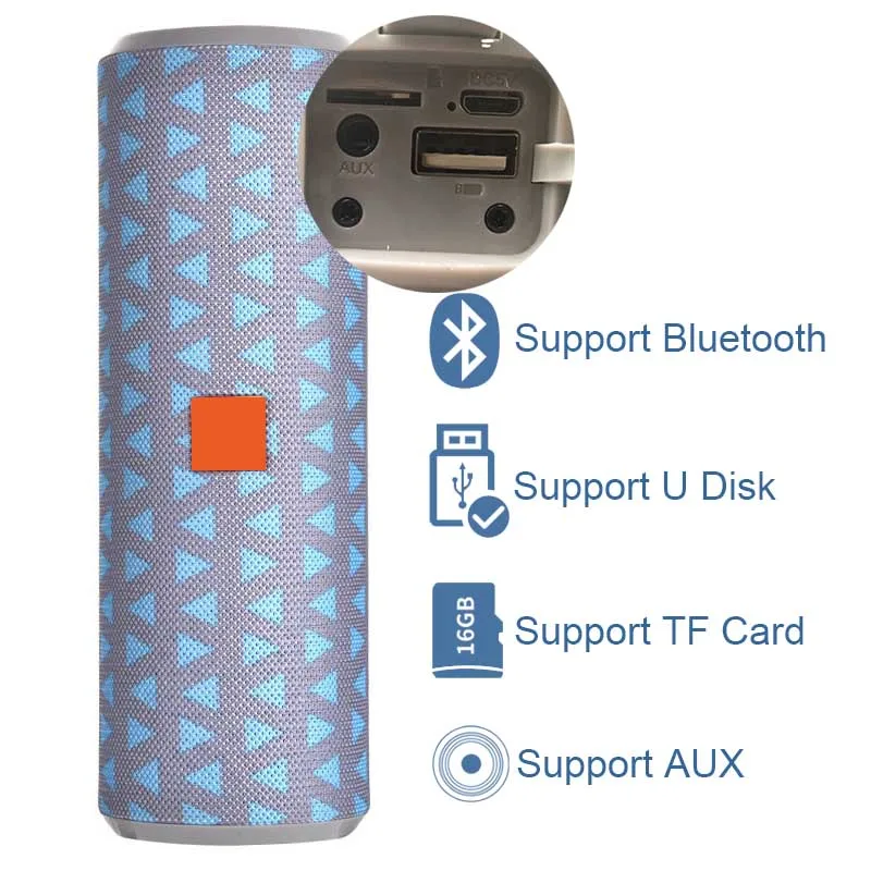 TG126 Bluetooth музыкальный бас динамик водонепроницаемый портативный открытый