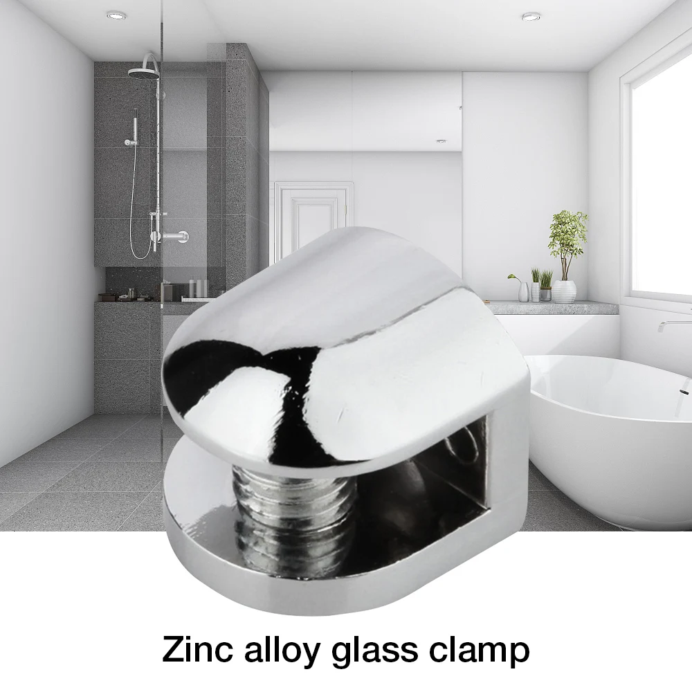 12 шт./лот Регулируемые Стеклянные Кронштейны из цинкового сплава стеклянный