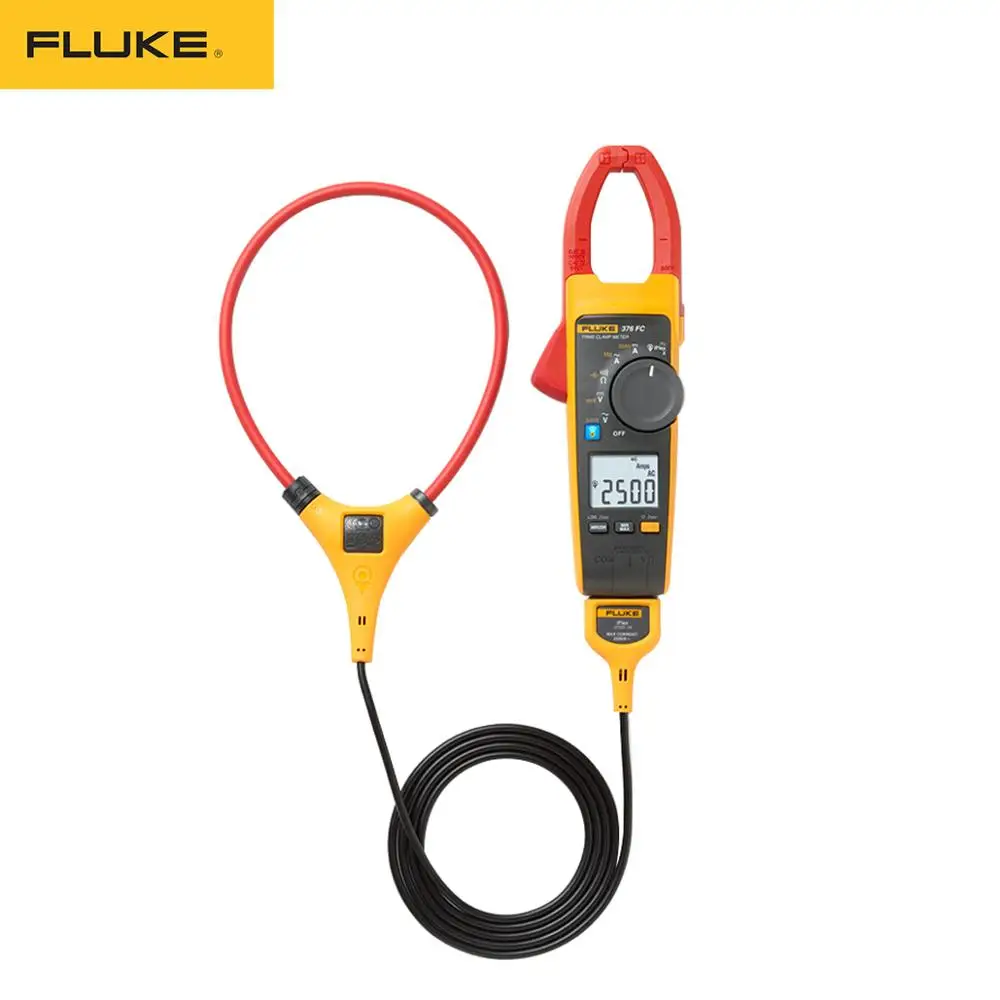 Токоизмерительные клещи Fluke 376 FC True RMS 1000A AC/DC с iFlex 2500A AC сертификатом калибровки NIST