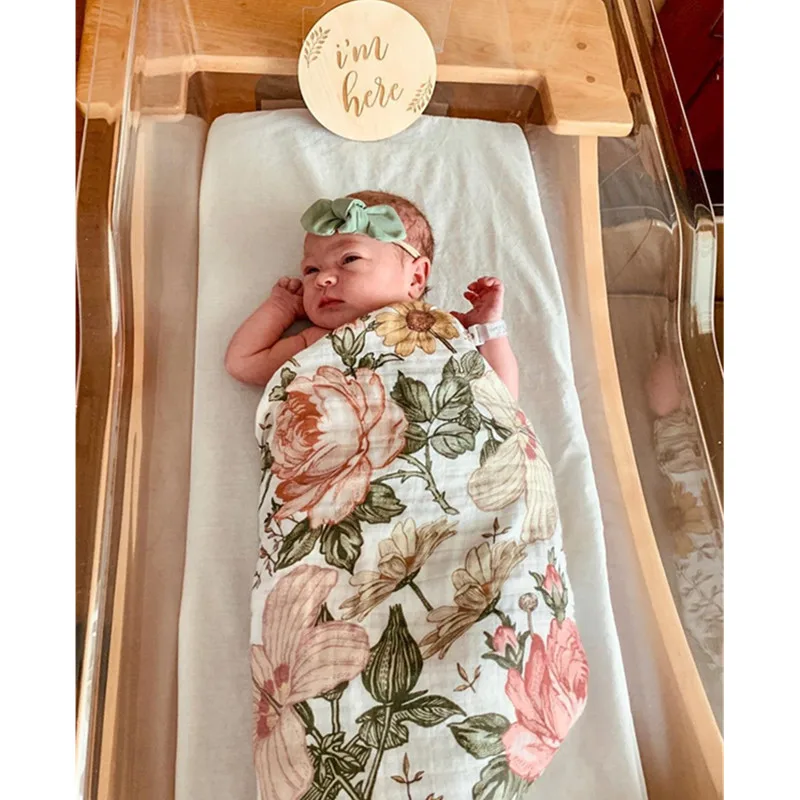 Знак объявления о рождении Здравствуйте персонализированный деревянный круг