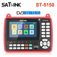 satlink st 5150 dvb s2t2c combo satellite finder meter h 265 hevc mpeg 4 qpsk 8psk 16apsk with 4 3 inch tft lcd screen