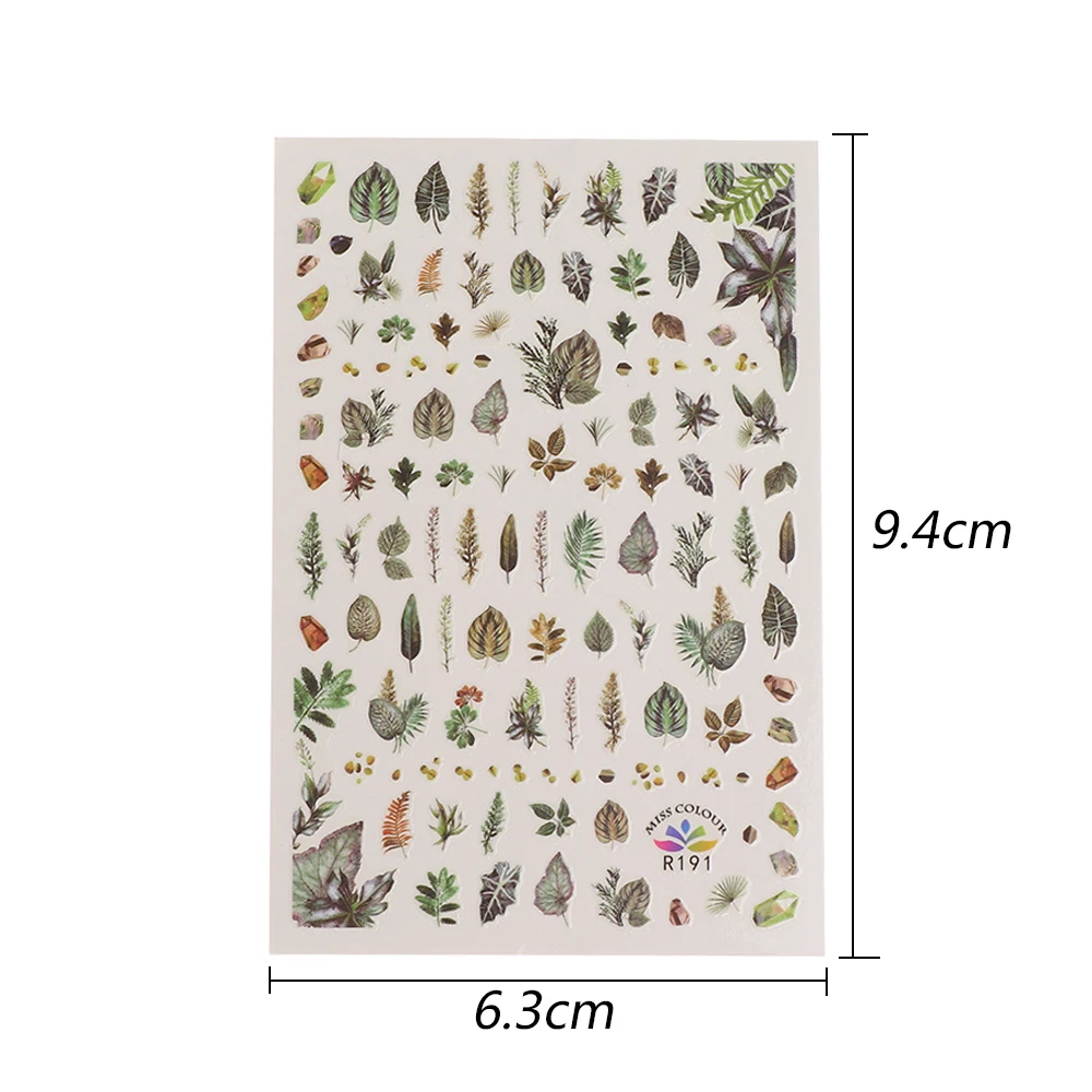 1 лист смешанный ультратонкий Роза Маргаритка Подсолнух цветок наклейки для