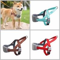 pet dog and cat adjustable harness with leash reflective and breathable for 5 sizes dog harness vest pet supplies