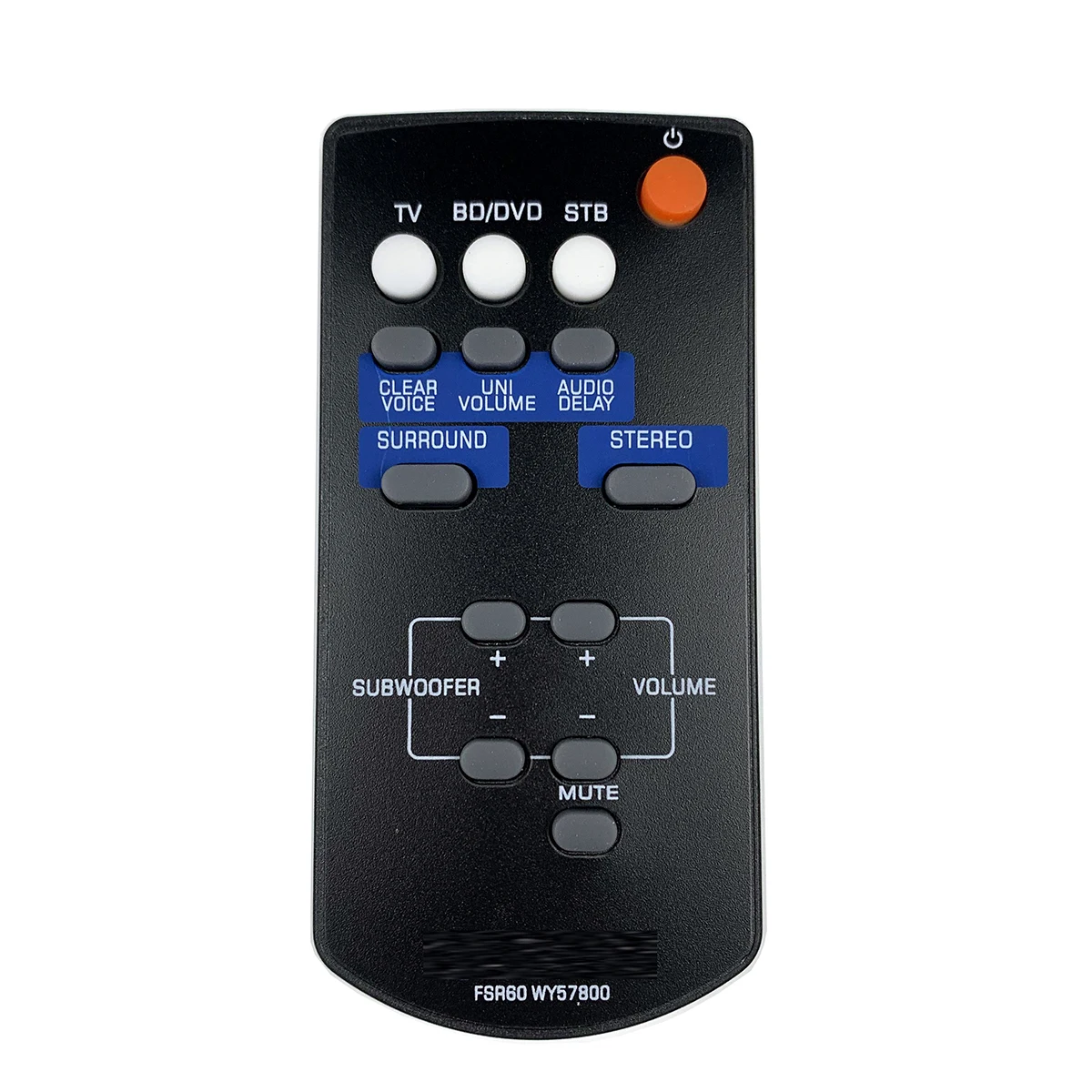 

New FSR60 WY57800 Remote For Yamaha Sound Bar WY57800 YAS101 YAS101BL ATS-1010 WY578001