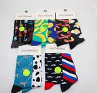 Хлопковые повседневные носки унисекс, длинные носки унисекс в виде банана, гамбургера, ананаса, яичницы, забавные зимние носки, новинка, носки для пар с усами