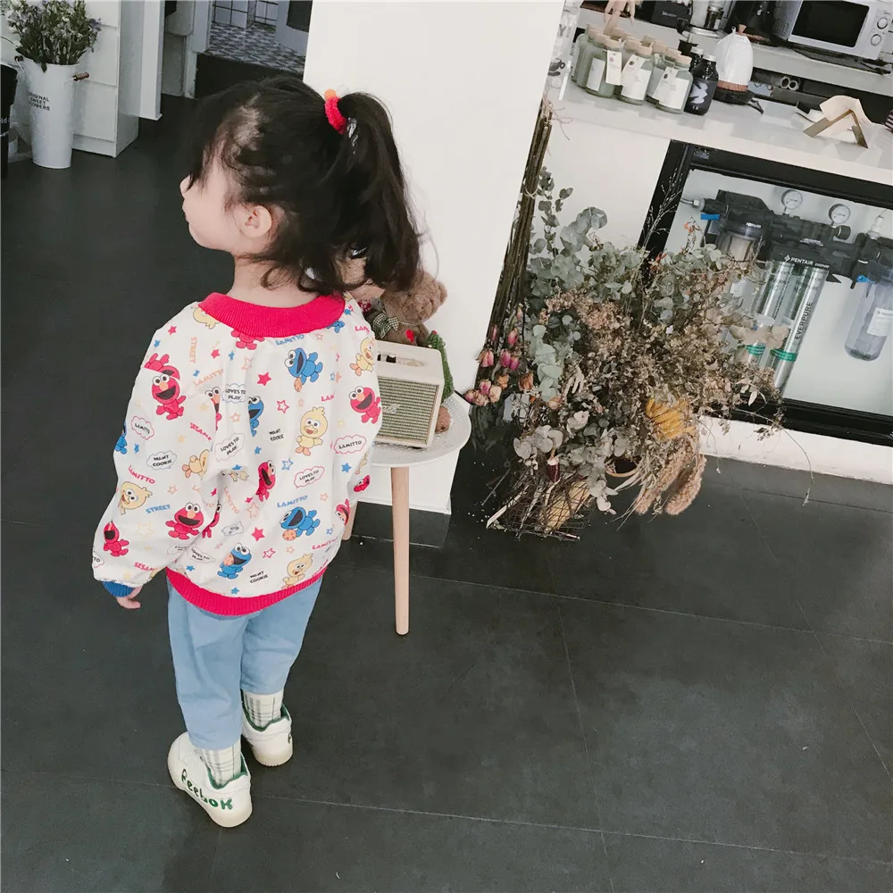Tonytaobaby/новая осенне-зимняя одежда для мальчиков и девочек, ветрозащитное хлопковое трикотажные пальто Двусторонняя одежда