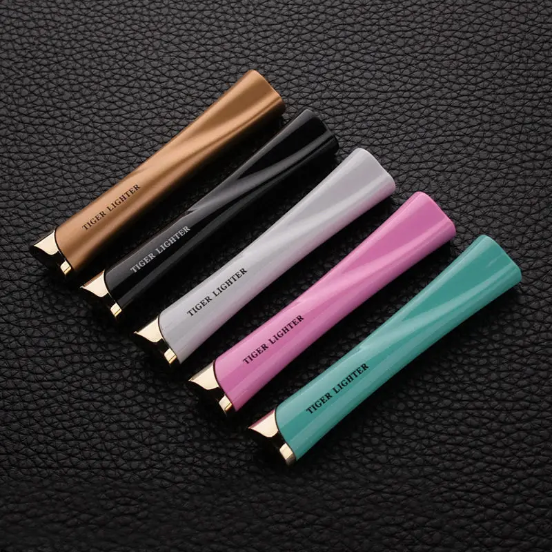 Портативная креативная Бутановая газовая зажигалка баллон металлические