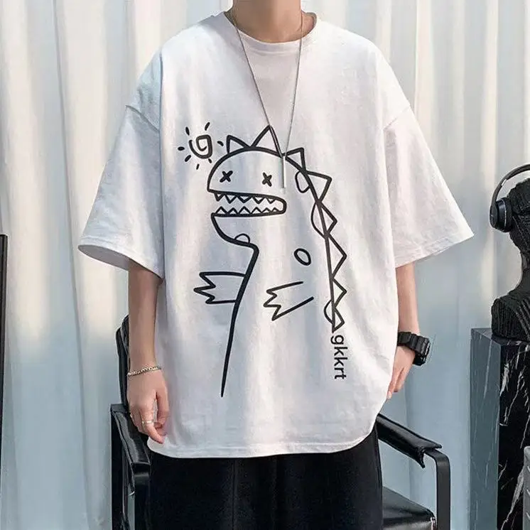 

Мужская Летняя тонкая футболка, топы, свободная футболка с круглым вырезом и коротким рукавом, свободная футболка, пуловер, мужские топы, футболка, телефон A2