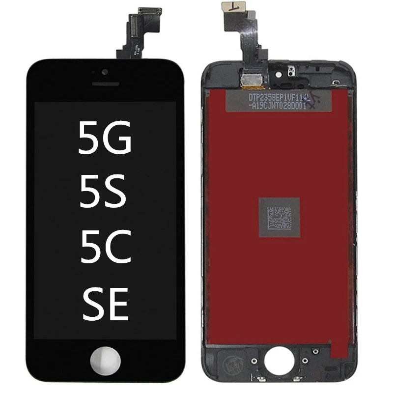 Сменный ЖК дисплей для iPhone 5 5SE 5C с рамкой сенсорного экрана класс AAA + без битых