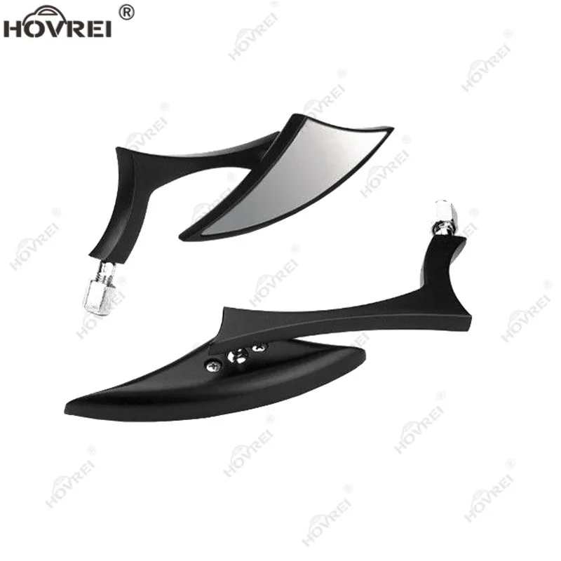 Боковые зеркала для мотоцикла алюминиевые треугольные заднего вида 8 мм 10 Harley