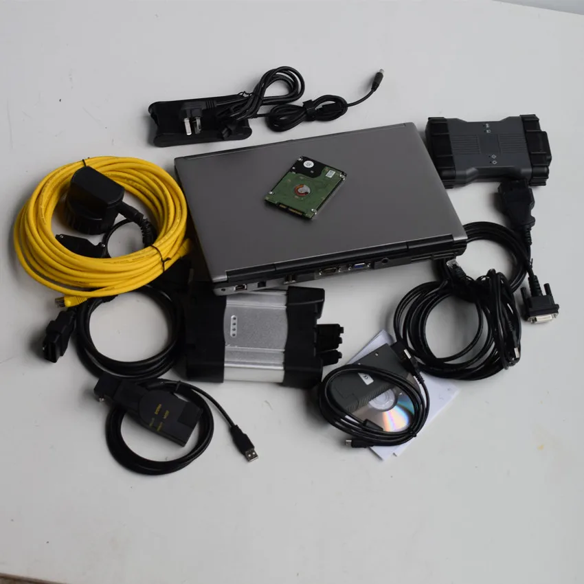 

New Mb Star C6 Vci Support Doip for Bmw Icom Next Software 2in1 Hdd 1Tb with Laptop d630 Full Set Ready to Use Diagnostic Tool