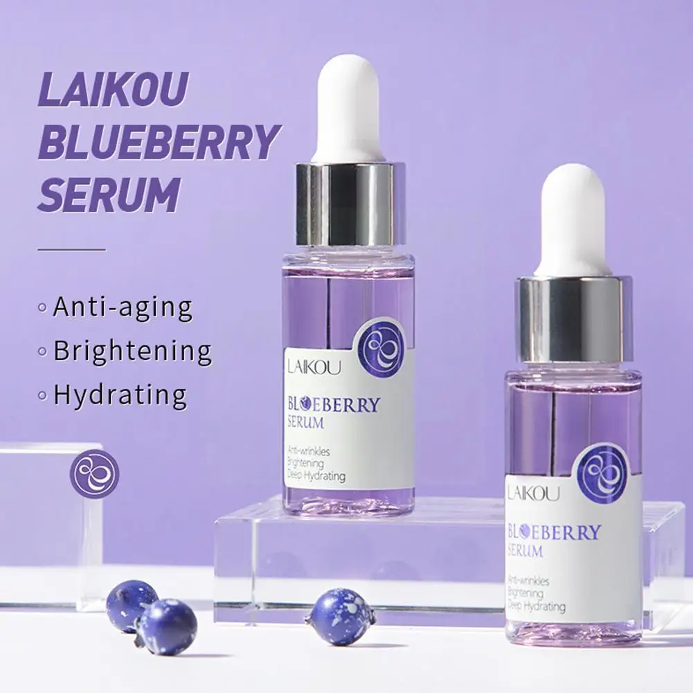 

17ml Blueberry Rose Moisturizing And Anti Essence Plant Extract Control Firming Shrinking Lifting Pores Oil G8C5