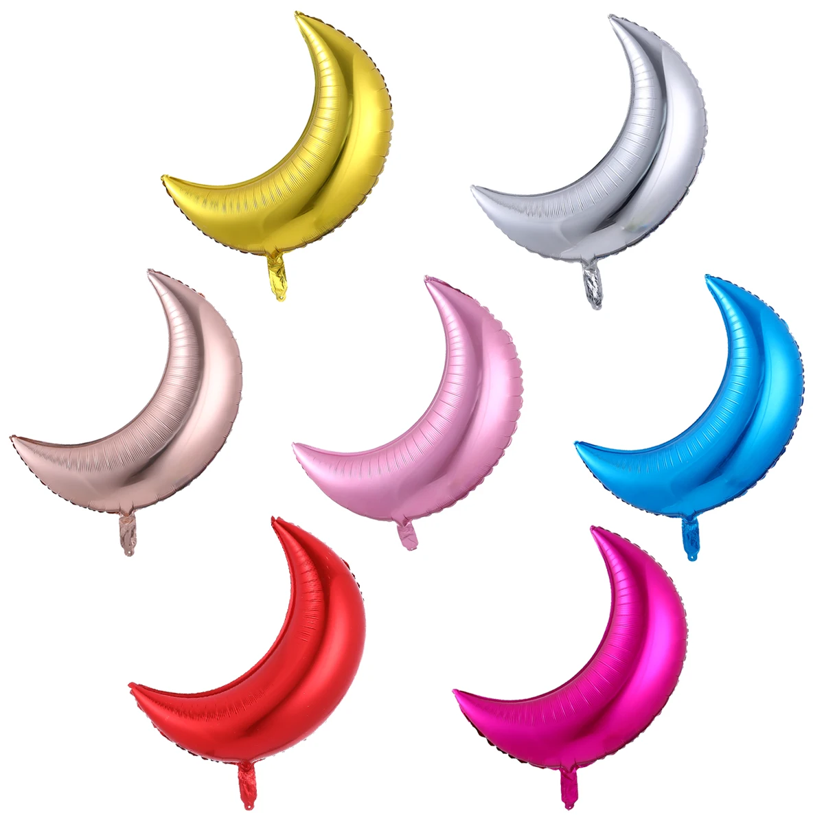 2 шт. 30 дюймов большая серебряная луна 18 розовая синяя Звездные воздушные
