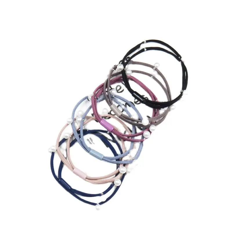 1 шт. креативные маленькие жемчужные эластичные резинки для волос девочек