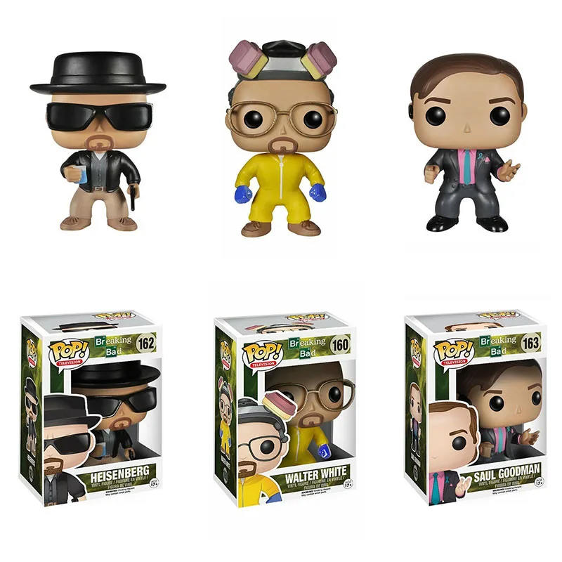 10 см Breaking Bad Виниловая фигурка #160 WALTER WHITE (COOK) Коллекция Фигурки игрушки виниловые
