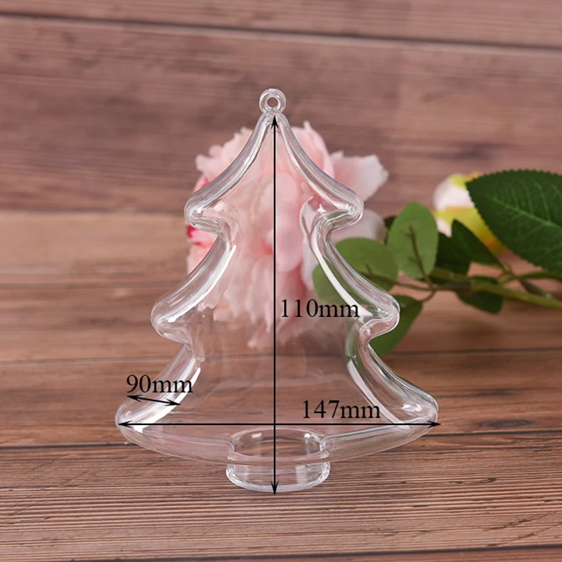 

Bath Bomb Mould 1X Clear Plastic Bath Bomb Molds DIY Fizzy Sphere Tree Shape Ball Chocolate Plastic Transparent