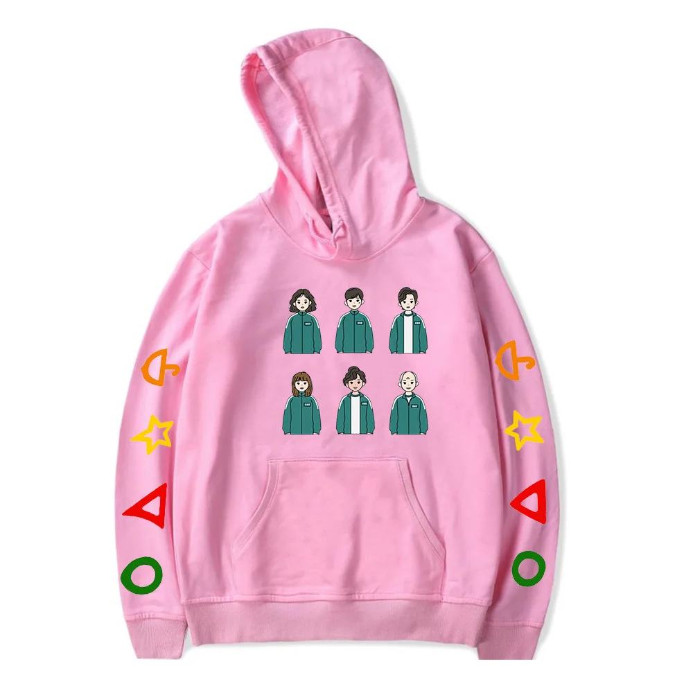 

Squid Game with the Same Print Hooded Sweatshirts Autumn and Winter Sweatshirt Jacket