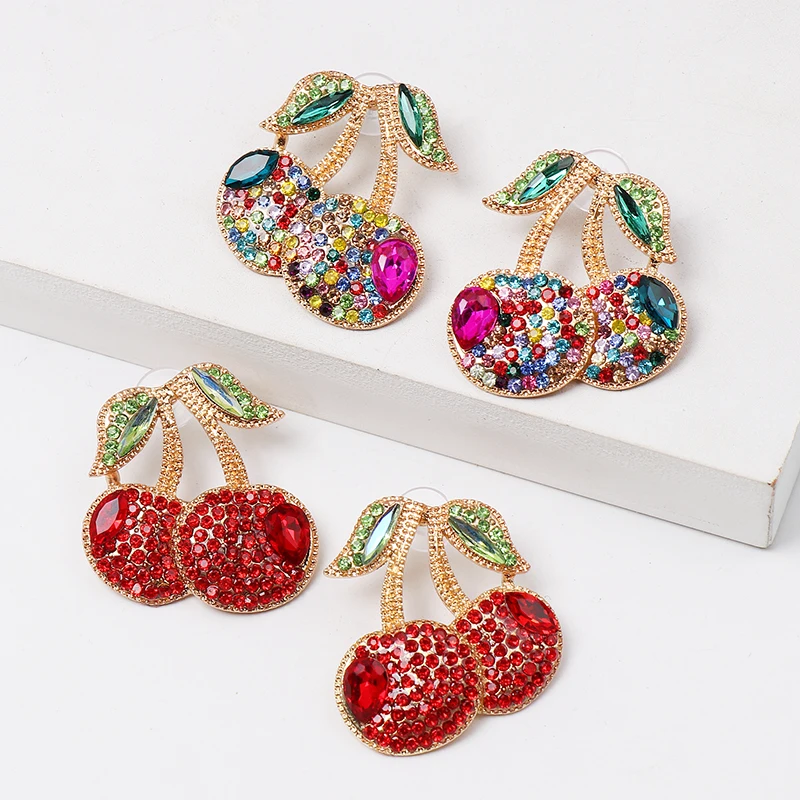 Оптовая продажа модные ювелирные украшения JUJIA блестящие серьги-гвоздики с