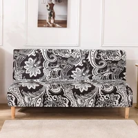 armless futon sofa cover stretch folding sofa bed cover without armrests removable machine washable 3 seaterarmless sofa covers