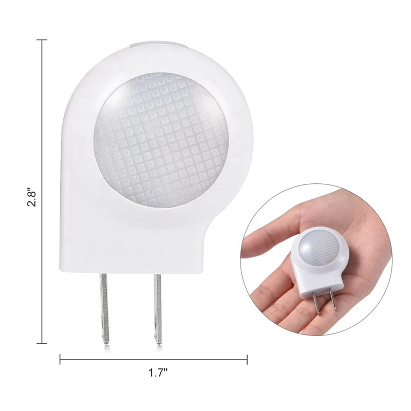 Led Motion Sensor Night Lights Dusk-To-Dawn Bedroom Bathroom Kitchen Hallway Stairs Energy Efficient Compact 4-Pac | Освещение