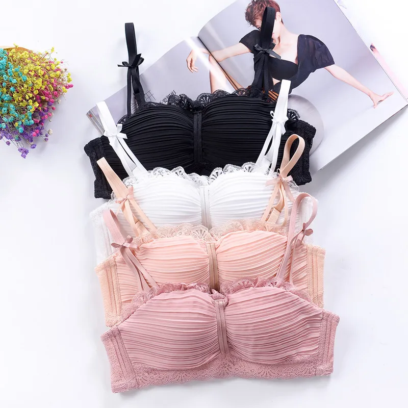 Купи Fashion Women Push Up Bra Sexy Lingerie Underwear No Wire Adjustable Tops Female Bralette за 278 рублей в магазине AliExpress