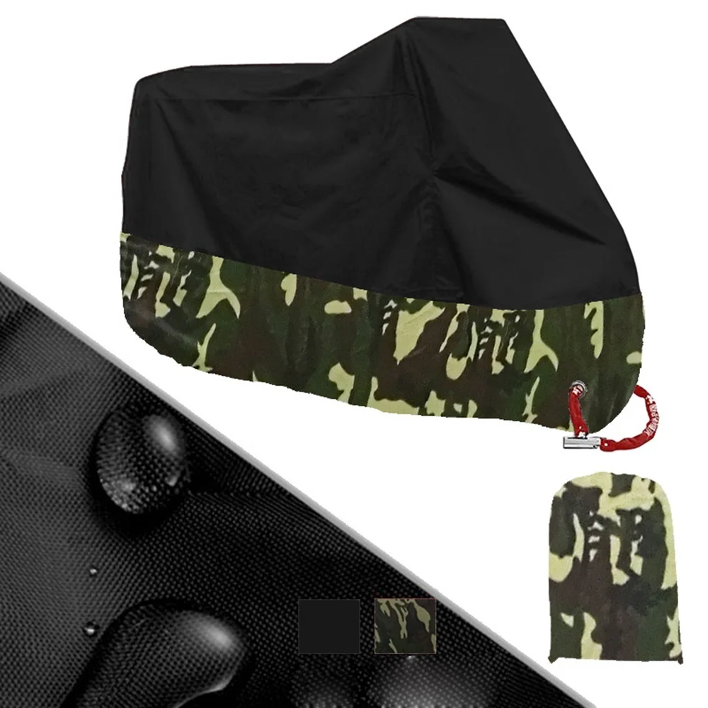 

Универсальный тканевый чехол для мотоцикла, защита от УФ излучения, для скутера, всесезонный, водонепроницаемый, пыленепроницаемый, дневно...