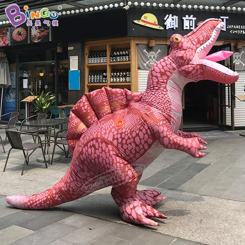Подгонянный 2 4 м высокий надувной костюм динозавра/костюм динозавра надувные