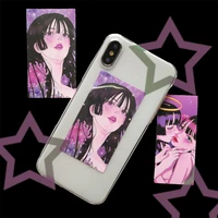 3pcsset whimsical girl illustration korean style girl hand account mobile phone case stationery diy stickers kawaii stickers