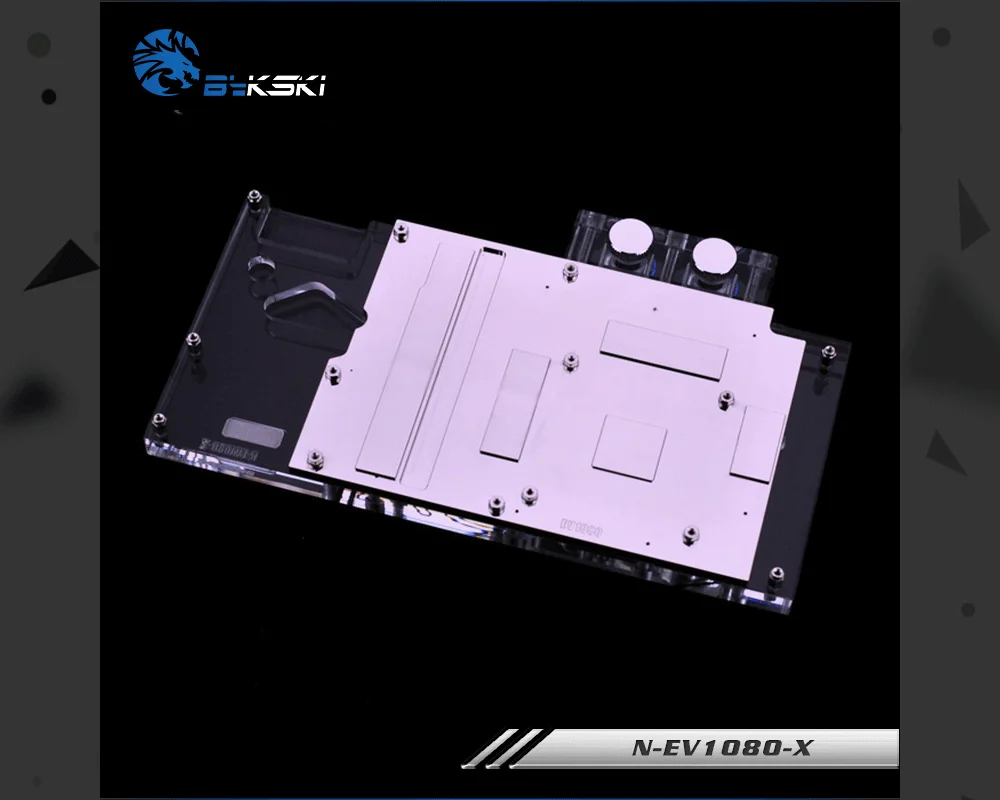 Bykski N-EV1080-X, полное покрытие видеокарты блок водяного охлаждения RGB/RBW для EVGA GTX1080/1070 8G FTW