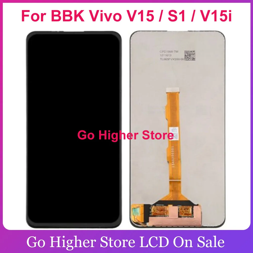 

6.53'' For BBK Vivo S1 / V15 / V15i Lcd Display Touch Screen Glass Panel Repair Assembly + Free Tools