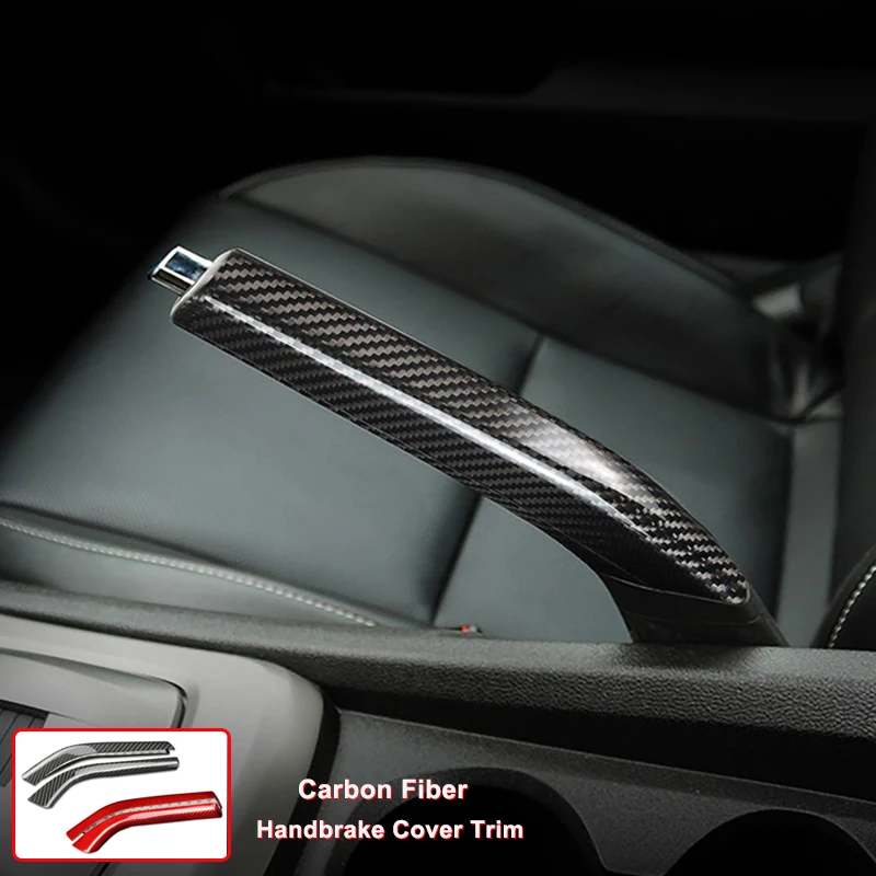 

Carbon Fiber for Chevrolet Camaro 2010 2011 2012 2013 2014 2015 Accessories Car Handbrake Grip Cover Trim Car Interior Stickers