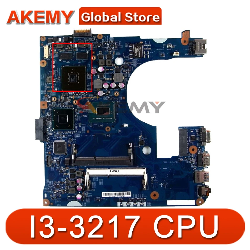 

Материнская плата NBMJW11001 I3-3217 для Acer Aspire E1-470 Φ 488.4lc03. 031