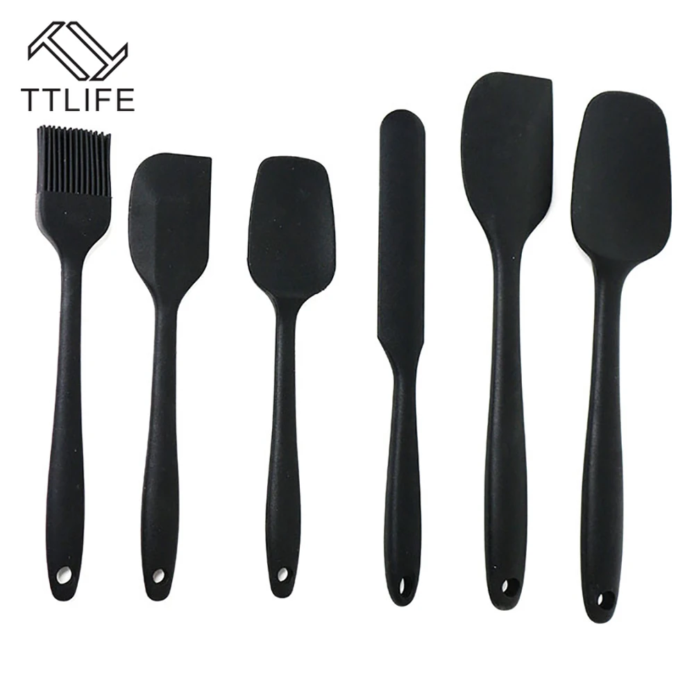 Набор антипригарных силиконовых шпателей TTLIFE 6 шт./Лот термостойкие лопатки для